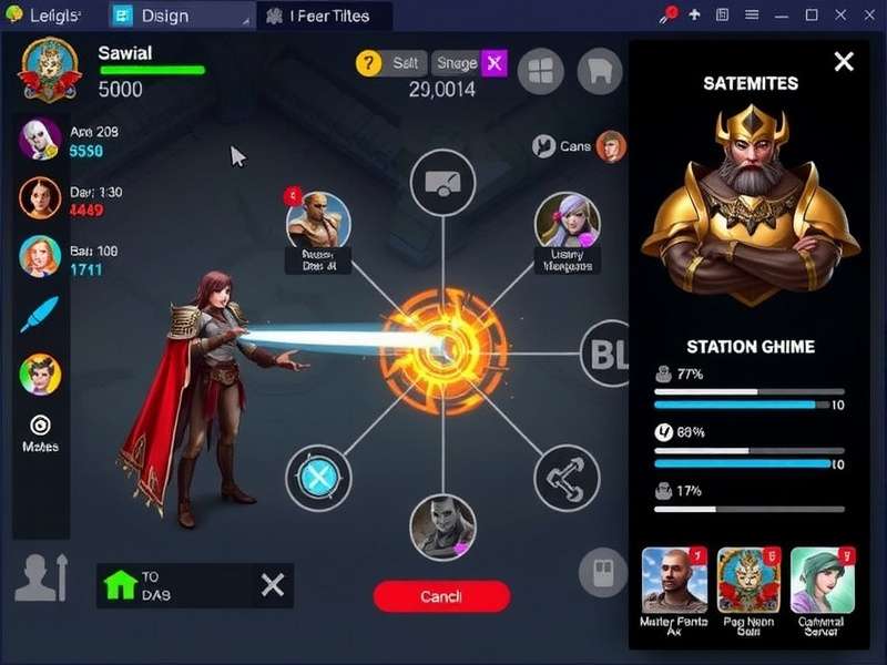 Epic Battlelord gameplay screenshot showing battle strategy